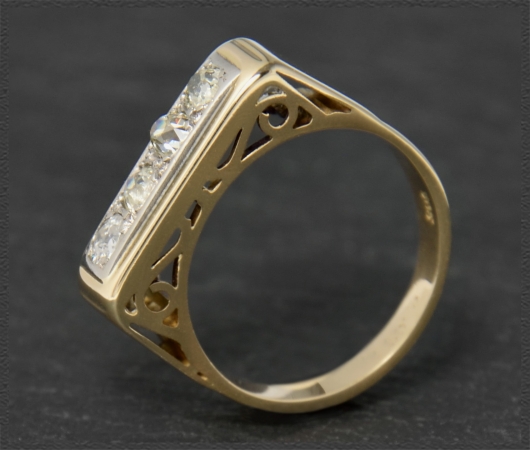 Antiker 0,58ct Diamant Ring, 585 Gold